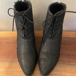 Matisse Lace Up Heeled Booties